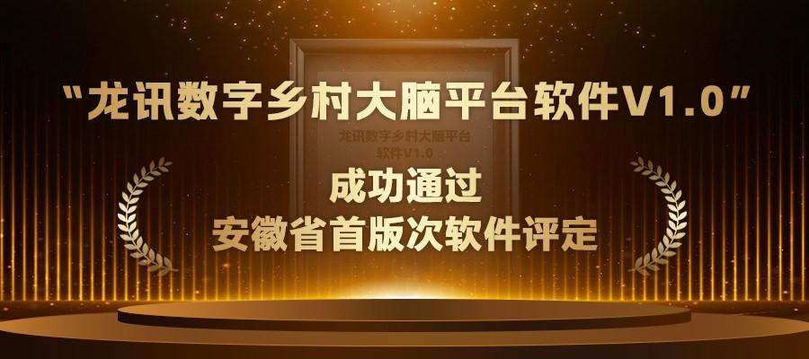 “龍訊數字鄉村大腦平台軟件V1.0”成(chéng)功通過(guò)安徽省首版次軟件評定